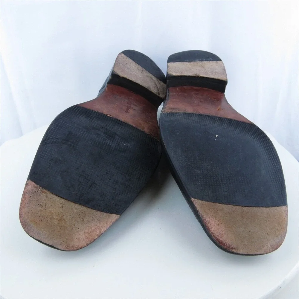Cole Haan Men Derby Oxfords Shoes Black‎ Lace Up Size 9.5 Medium (D, M)